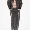 Blouson aviateur en simili cuir Crisley