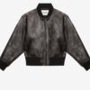 Blouson aviateur en simili cuir Crisley