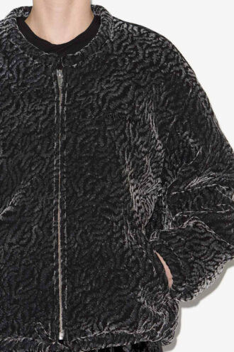 Blouson bomber Abelina en velours dévoré