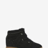 Bobby Sneakers compensées en cuir de veau suédé Bobby Sneakers compensées en cuir de veau suédé