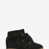 Bobby Sneakers compensées en cuir de veau suédé Bobby Sneakers compensées en cuir de veau suédé