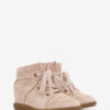 Bobby Sneakers compensées en cuir suédé perforé Bobby Sneakers compensées en cuir suédé perforé
