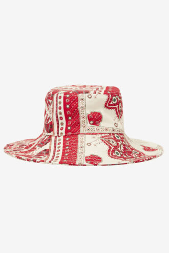 Bonnet en coton imprimé bandana Delya