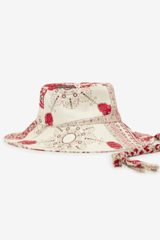 Bonnet en coton imprimé bandana Delya