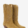 Bottes cowboy Duerto en cuir de veau suédé brodé Bottes cowboy Duerto en cuir de veau suédé brodé