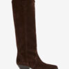 Bottes cowboy en cuir de veau suédé Denvee