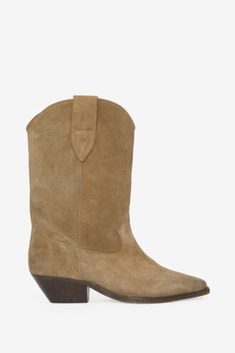 Bottes cowboy en cuir de veau suédé Duerto