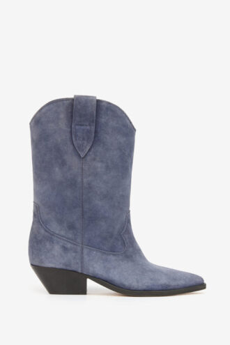 Bottes cowboy en cuir de veau suédé Duerto