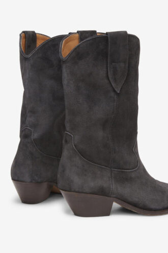 Bottes cowboy en cuir de veau suédé Duerto