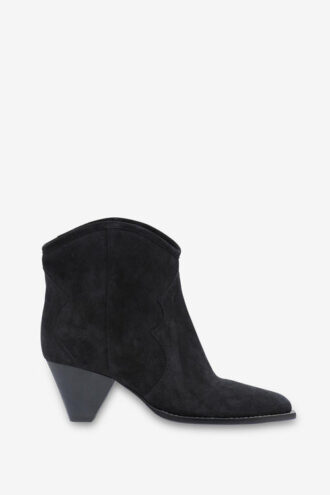 Bottes cowboy à talons hauts en cuir de veau suédé Darizo Bottes cowboy à talons hauts en cuir de veau suédé Darizo