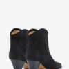 Bottes cowboy à talons hauts en cuir de veau suédé Darizo Bottes cowboy à talons hauts en cuir de veau suédé Darizo