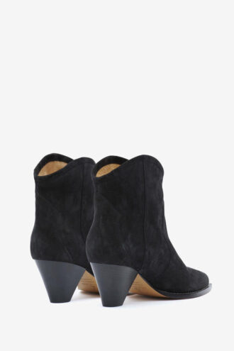 Bottes cowboy à talons hauts en cuir de veau suédé Darizo Bottes cowboy à talons hauts en cuir de veau suédé Darizo