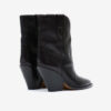 Bottes cowboy à talons hauts en cuir Leyane