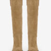 Bottes de cowboy Denvee en cuir de veau suédé