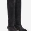 Bottes de cowboy Denvee en cuir de veau suédé Bottes de cowboy Denvee en cuir de veau suédé