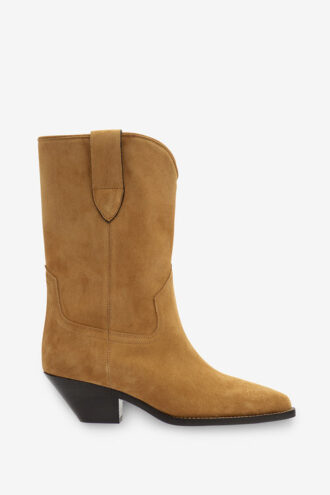 Bottes de cowboy en cuir de veau suédé Dahope Bottes de cowboy en cuir de veau suédé Dahope