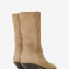 Bottes de cowboy en cuir de veau suédé Dahope