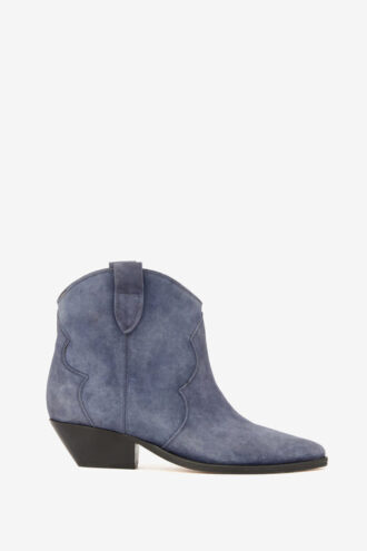 Bottes de cowboy en cuir de veau suédé Dewina