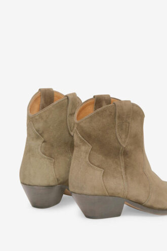 Bottes de cowboy en cuir de veau suédé Dewina