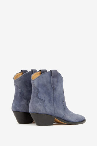 Bottes de cowboy en cuir de veau suédé Dewina