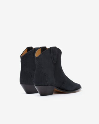 Bottes de cowboy en cuir de veau suédé Dewina