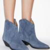 Bottes de cowboy en cuir de veau suédé Dewina Bottes de cowboy en cuir de veau suédé Dewina