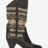 Bottes de cowboy en cuir et jacquard Lijita Bottes de cowboy en cuir et jacquard Lijita