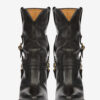 Bottes de cowboy en cuir Lyka avec lanières Bottes de cowboy en cuir Lyka avec lanières