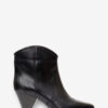Bottes de cowboy en cuir à talons hauts Darizo