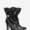 Bottes en cuir cloutées Lolya Bottes en cuir cloutées Lolya