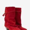 Bottes en cuir de veau suédé drapé Dalby Bottes en cuir de veau suédé drapé Dalby