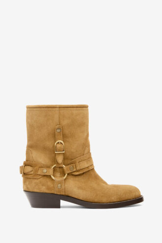 Bottes en cuir de veau suédé Ildred