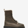 Bottes en cuir doublées de fourrure Ghiso Bottes en cuir doublées de fourrure Ghiso