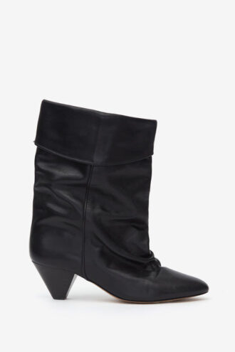 Bottes en cuir drapé Dalby