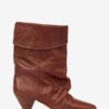 Bottes en cuir drapé Dalby