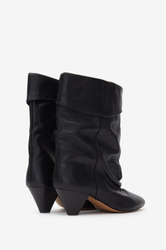 Bottes en cuir drapé Dalby
