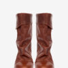 Bottes en cuir drapé Dalby
