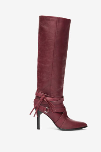 Bottes en cuir souple Analui