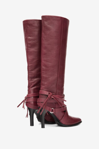 Bottes en cuir souple Analui