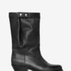 Bottes en cuir style motard Ademe Bottes en cuir style motard Ademe