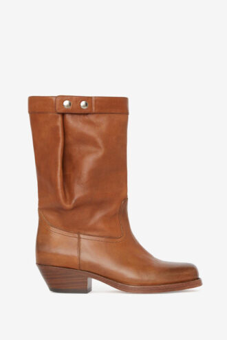 Bottes en cuir style motard Ademe Bottes en cuir style motard Ademe