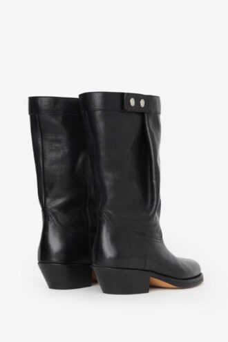 Bottes en cuir style motard Ademe Bottes en cuir style motard Ademe
