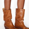 Bottes en cuir style motard Ademe Bottes en cuir style motard Ademe