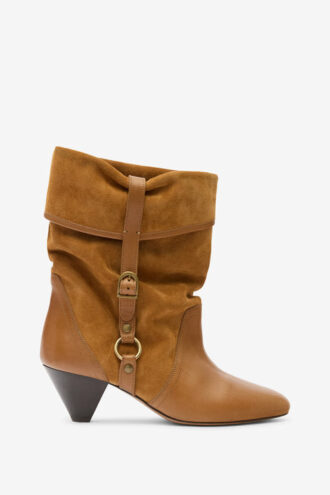 Bottes en cuir suédé à boucle Darner