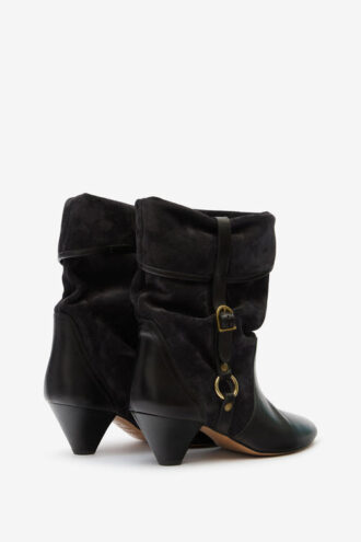 Bottes en cuir suédé à boucle Darner