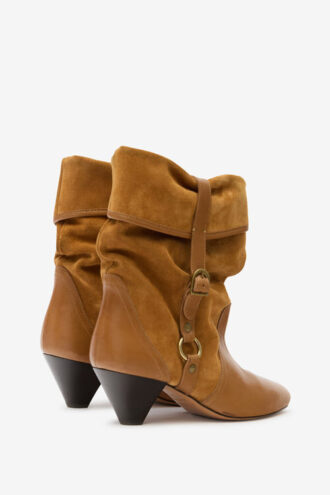 Bottes en cuir suédé à boucle Darner