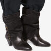 Bottes en cuir suédé à boucle Darner Bottes en cuir suédé à boucle Darner