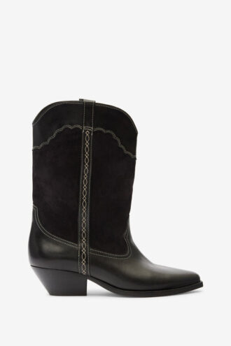Bottes en cuir suédé Duerto