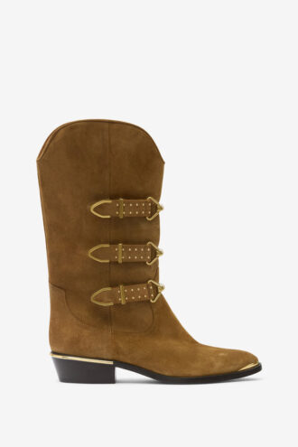 Bottes en cuir suédé Mexia Bottes en cuir suédé Mexia