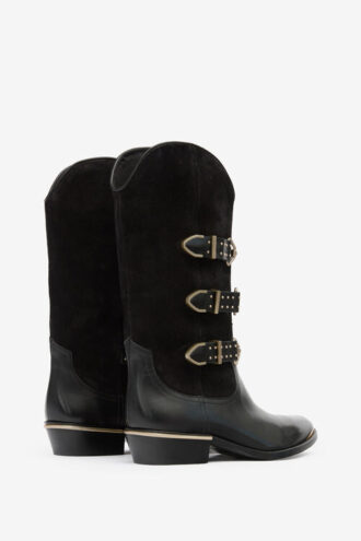 Bottes en cuir suédé Mexia Bottes en cuir suédé Mexia